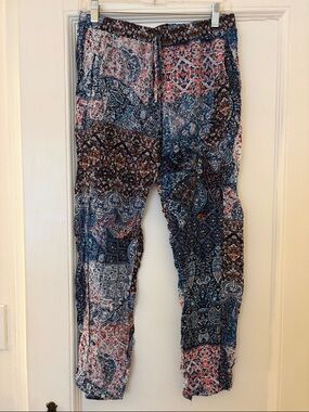 BCBG Printed Patchwork Lounge Pants